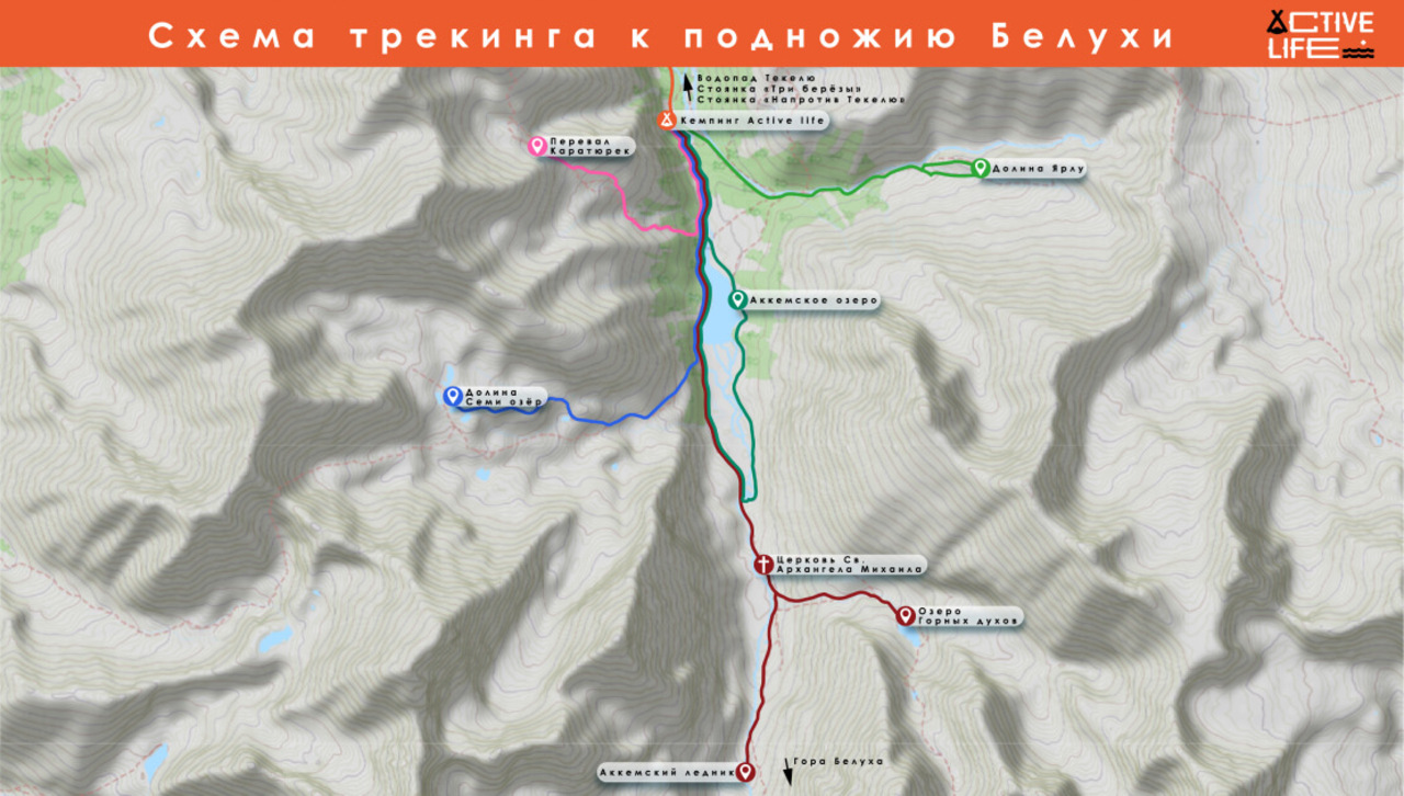 Карта тура