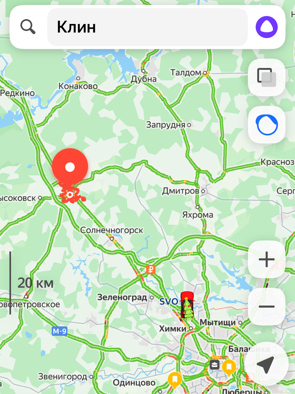 Карта тура
